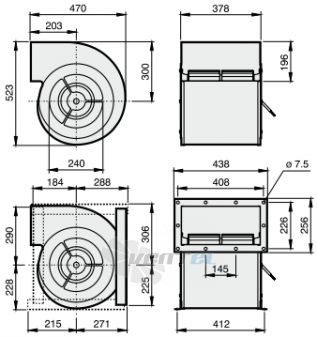 Rosenberg DRAD 282-4 - описание, технические характеристики, графики